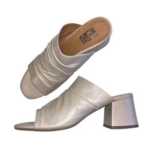 🌟EC🌟 Miz Mooz Brienne Leather Heeled Mules - Size EU 40